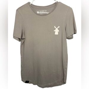 ✌️Dutch Bros “Be Aware” XSMALL Light Gray SOFT Tee Windmill DB 1992 VINTAGE